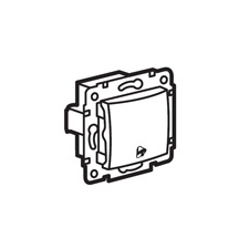 LEGRAND Valena 1 pólusú nyomó csengőjellel (250V~/10AX) fehér villanyszerelés