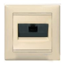 LEGRAND Valena 1xRJ45 UTP Cat5e aljzat,csavaros elefántcsont (774138) villanyszerelés