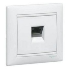 LEGRAND Valena 1xRJ45 UTP Cat6 aljzat,körmös fehér (774246) villanyszerelés