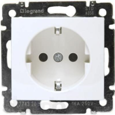 LEGRAND Valena 2P+F dugalj fehér villanyszerelés