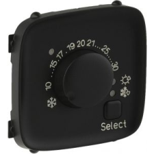 LEGRAND Valena Allure Elektronikus Termosztát Burkolat, Fekete 755318-Legrand villanyszerelés