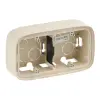 LEGRAND Valena Allure Kettős Kiemelődoboz, Elefántcsont 755562-Legrand
