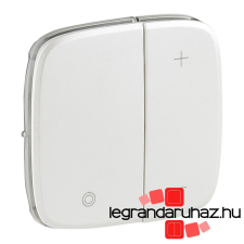 LEGRAND Valena Allure Nyomógombos fényerőszabályozó burkolat, Gyöngyház 752089 villanyszerelés