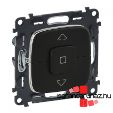 LEGRAND Valena Allure redőnykapcsoló fekete, AB752029 redőny