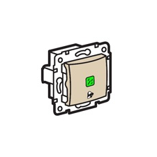 LEGRAND Valena egypólusú nyomó csengőjel+jelzőf. (250V~/10AX) ecs villanyszerelés