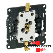 LEGRAND Valena InMatic 2x2P+F csatlakozóaljzat gyermekvédelem nélkül,rugós vezetékbekötéssel 753027 villanyszerelés