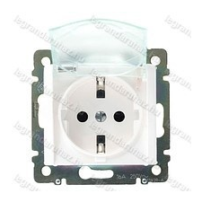 LEGRAND Valena IP44 2P+F csatlakozóaljzat csapófedéllel, fehér 774220 villanyszerelés