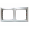 LEGRAND Valena keret 2-es, tetszőleges alumínium (770152)