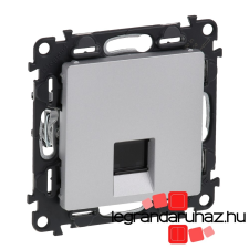 LEGRAND Valena Life 1xRJ45 Cat. 6 STP csatlakozóaljzat alumínium 753346 villanyszerelés