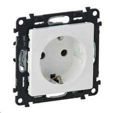 LEGRAND Valena Life 2P+F csatlakozóaljzat gyermekvédelemmel, rugós vezetékbekötéssel fehér (753120) (753120) villanyszerelés