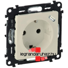 LEGRAND Valena Life 2P+F csatlakozóaljzat+ USB C-túpusú töltőaljzat, elefántcsont 753235 villanyszerelés