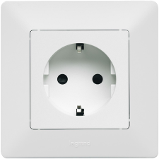 LEGRAND VALENA LIFE 2X2P+F DUGASZOLÓ ALJZAT GYERMEKVÉDELEMMEL ALUMÍNIUM, villanyszerelés