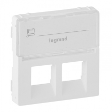 LEGRAND Valena Life 755480 2xRJ45 burkolat címketartóval fehér villanyszerelés