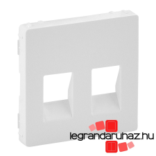LEGRAND Valena Life kettős hangszóró-csatlakozóaljzat burkolat, 4 kivezetéssel fehér 755370 villanyszerelés
