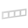 LEGRAND Valena Life négyes keret fehér–króm 754034