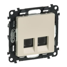 LEGRAND Valena Life Számítógép csatlakozóaljzat 2xRJ45 Cat. 5e FTP elefántcsont (Keret nélkül) villanyszerelés