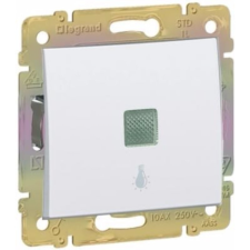 LEGRAND Valena N101 lámpajeles nyomó, jelzőfénnyel fehér (774413) villanyszerelés