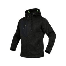 LEIBWACHTER LEIB FLEX polár kapucnis pulóver fekete -XL()