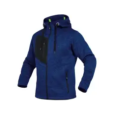 LEIBWACHTER LEIB FLEX polár kapucnis pulóver királykék -2XL()