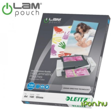Leitz A4 100 mikronos meleglamináló-fólia UDT technológiával lamináló gép