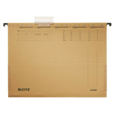  Leitz Alpha A4 oldalt zárt 25db/cs natúr függőmappa mappa
