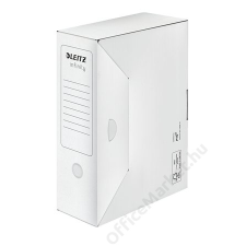 Leitz Archiváló doboz, A4, 100 mm, újrahasznosított karton, LEITZ Infinity, fehér (E60890000) irattartó
