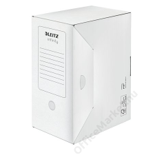 Leitz Archiváló doboz, A4, 150 mm, újrahasznosított karton, LEITZ Infinity, fehér (E60920000) irattartó