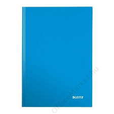 Leitz Beíró, A4, kockás, 80 lap, keményfedeles, lakkfényű, LEITZ Wow, kék (E46261036) füzet