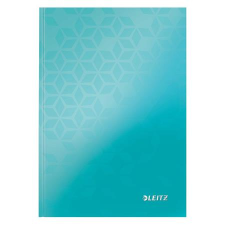 Leitz Beíró, a5, vonalas, 80 lap, keményfedeles, leitz "wow", jégkék 46271051 füzet