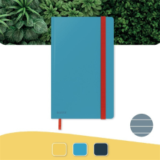 Leitz cosy soft touch jegyzetfüzet (a5), nyugodt kék, vonalas füzet