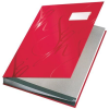 Leitz "Design" aláírókönyv A4 piros (E57450025) (57450025)