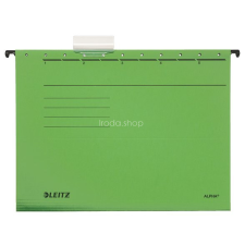 Leitz Függőmappa, karton, A4, LEITZ &quot;Alpha Standard&quot;, zöld mappa