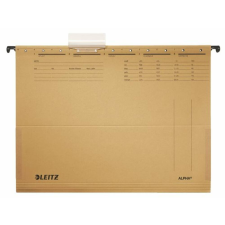 Leitz Függőmappa, oldalvédelemmel, karton, A4, LEITZ Alpha, natúr (E19160000) irattartó
