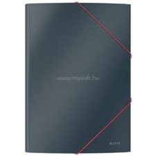 Leitz Gumis mappa, 15 mm, karton, A4, "Cosy", bársonyszürke (LEITZ_30020089) mappa