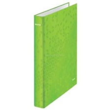 Leitz Gyűrűs könyv, 2 gyűrű, D alakú, 40 mm, A4 Maxi, karton, "Wow", zöld (LEITZ_42410054) gyűrűskönyv