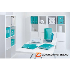 Leitz Harmonika mappa, A4, PP, 6 rekeszes, LEITZ "Wow", jégkék (E45890051) irattartó