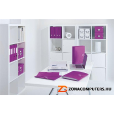 Leitz Harmonika mappa, A4, PP, 6 rekeszes, LEITZ "Wow", lila (E45890062) irattartó