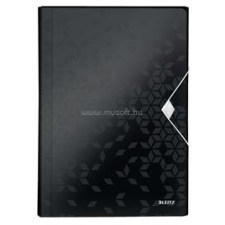 Leitz Harmonikamappa, A4, PP, 6 rekeszes, "Wow", fekete (LEITZ_45890095) mappa