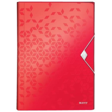 Leitz Harmonikamappa A4 PP 6 rekeszes Wow piros mappa