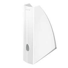 Leitz Iratpapucs, műanyag, 60 mm, elöl nyitott, LEITZ Wow fehér (E52771001) lefűző