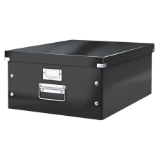 Leitz Irattároló doboz, A3, lakkfényű, LEITZ &quot;Click&amp;Store&quot;, fekete bútor