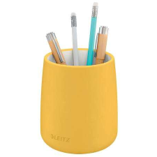 Leitz Írószertartó, kerámia, LEITZ &quot;Cosy&quot;, melegsárga írószertartó