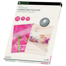 Leitz Lamináló fólia leitz a/3 125mic 100ív/csomag fényes lamináló fólia