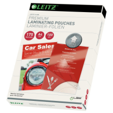 Leitz Lamináló fólia LEITZ A/4 175 mikron 100ív/csomag fényes lamináló fólia