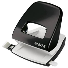 Leitz Lyukasztó, kétlyukú, 30 lap, LEITZ Nexxt Wow, metál fekete (E50081095) lyukasztó