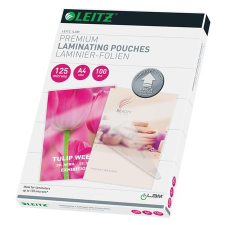 Leitz Meleglamináló fólia, 125 mikron, A4, fényes, UDT technológiával, LEITZ &quot;iLam&quot; lamináló fólia