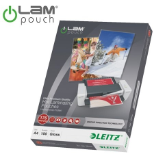 Leitz Meleglamináló fólia, 170 mikron, A4, fényes, UDT technológiával, "iLam" lamináló fólia