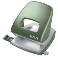 Leitz Nexxt Style 30 lapos kétlyukú fém olajfazöld lyukasztó lyukasztó