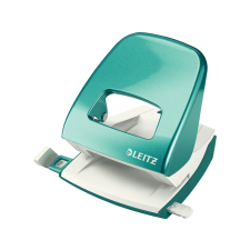 Leitz NeXXt WOW lyukasztó, 30 lap, fém, jégkék (50081051) lyukasztó