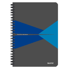 Leitz Office spirálfüzet karton borítóval, A5, kockás, szürke-kék (44580035) füzet